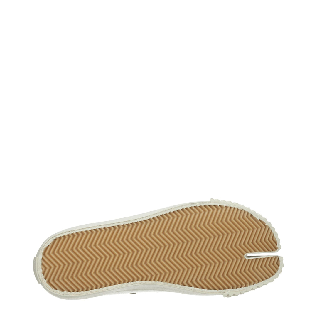 Maison Margiela Weiße Stoff-Low Tops