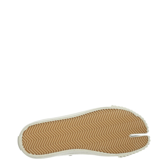 Maison Margiela Weiße Stoff-Low Tops