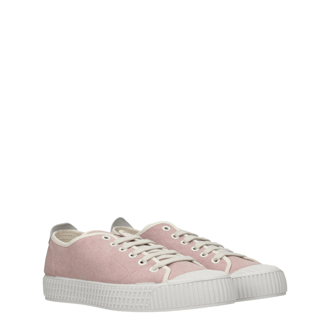 Car Shoe Rosa Stoff Low Tops