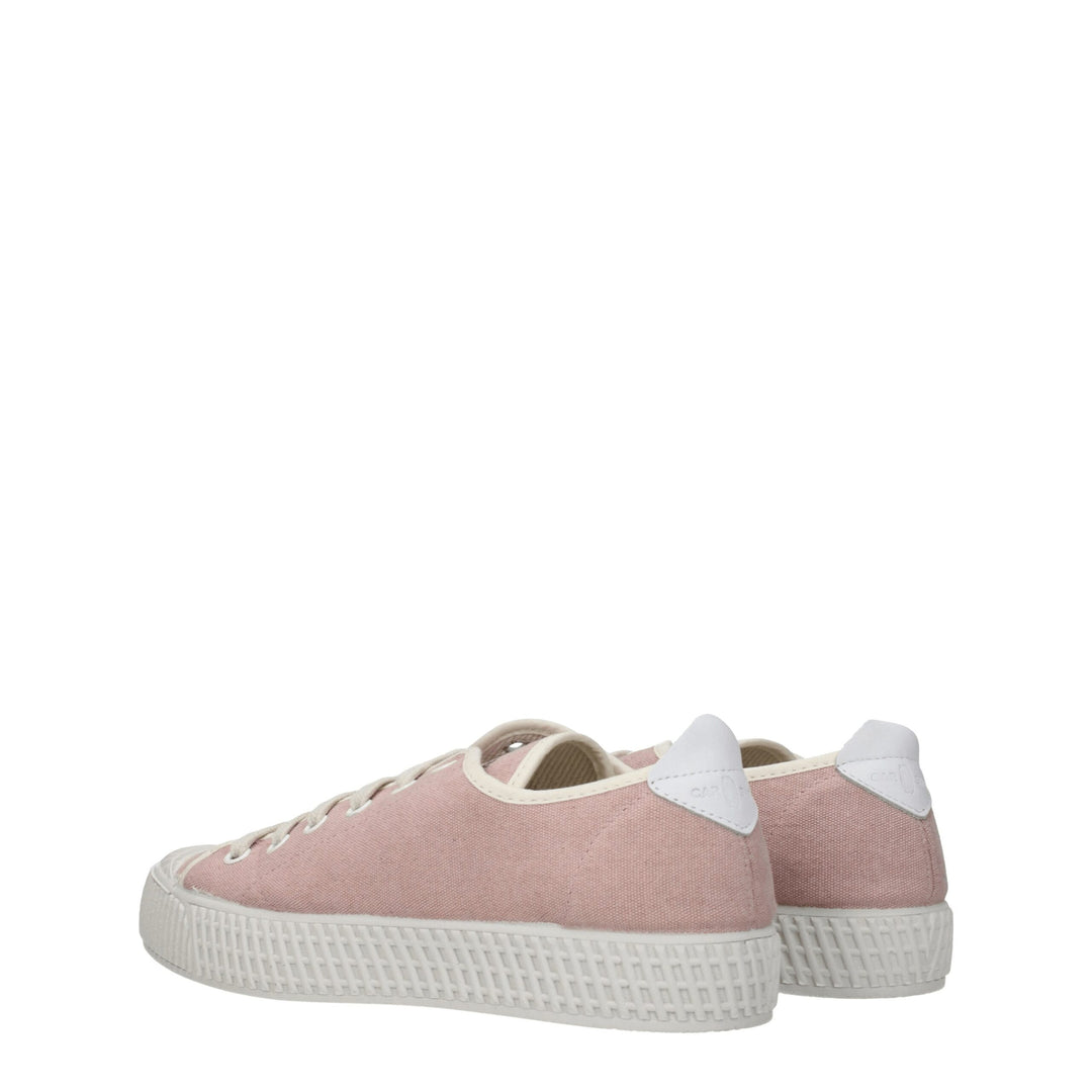 Car Shoe Rosa Stoff Low Tops