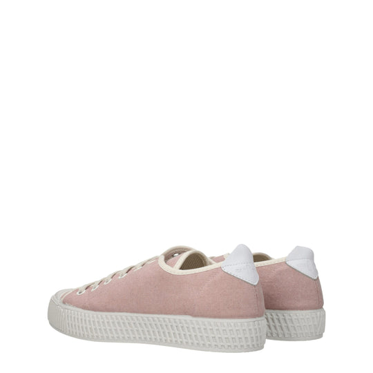 Car Shoe Rosa Stoff Low Tops