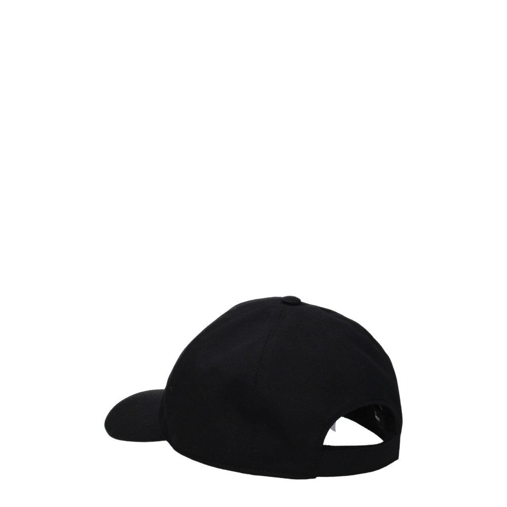 Versace Schwarze Baumwollmützen (Baseballmütze)