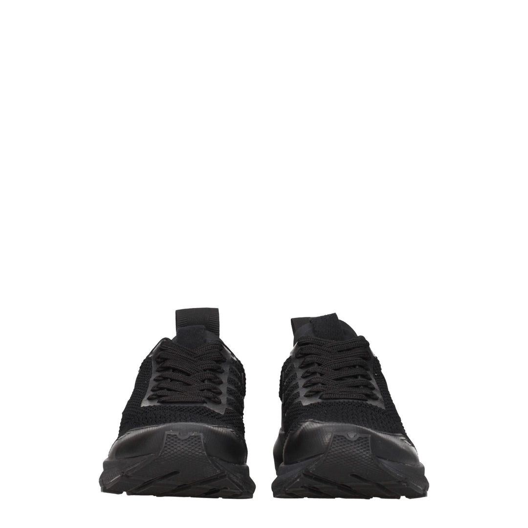 Veja Schwarzer Stoff Sportliche Turnschuhe