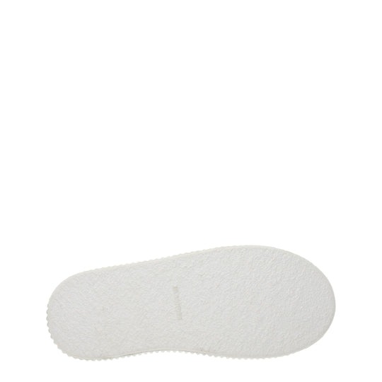 Jil Sander Weiße Leder Plateau Turnschuhe