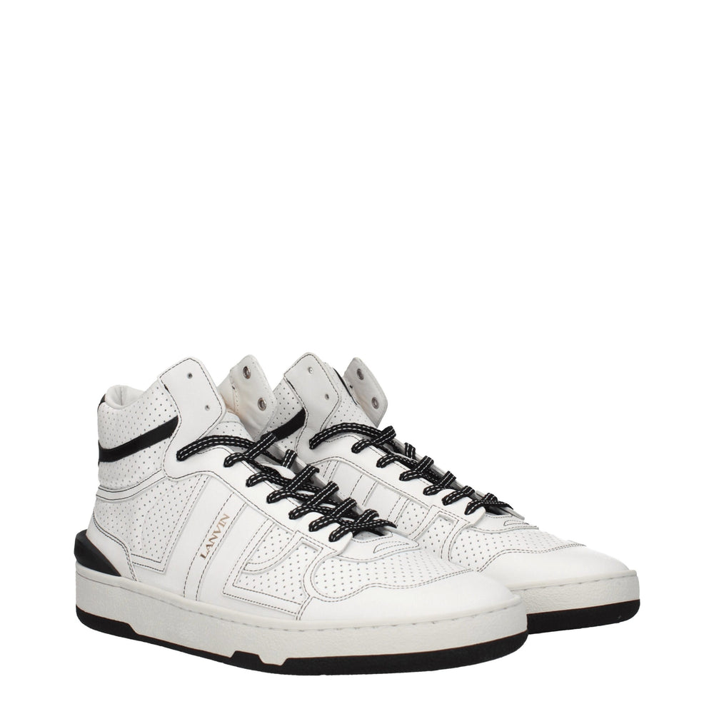 Lanvin Weiße Leder-High-Tops