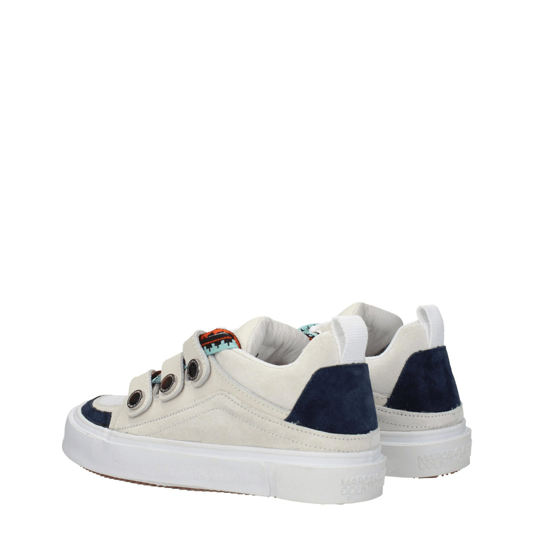 Marcelo Burlon Beige Leder Low Tops