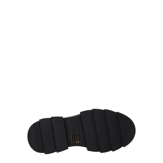 Stuart Weitzman Schwarze Lederstiefeletten