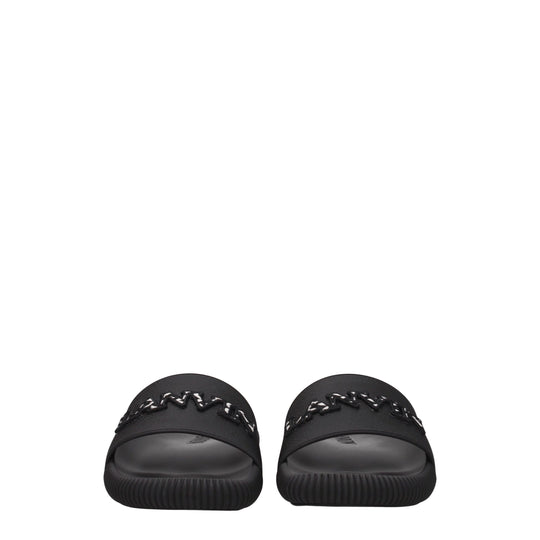 Lanvin Schwarz Baumwolle Hausschuhe Sandalen