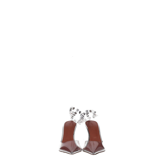 Amina Muaddi Transparente Pvc High Heel Pumps