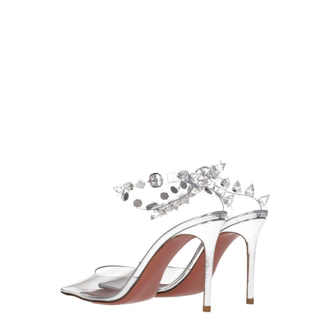 Amina Muaddi Transparente Pvc High Heel Pumps
