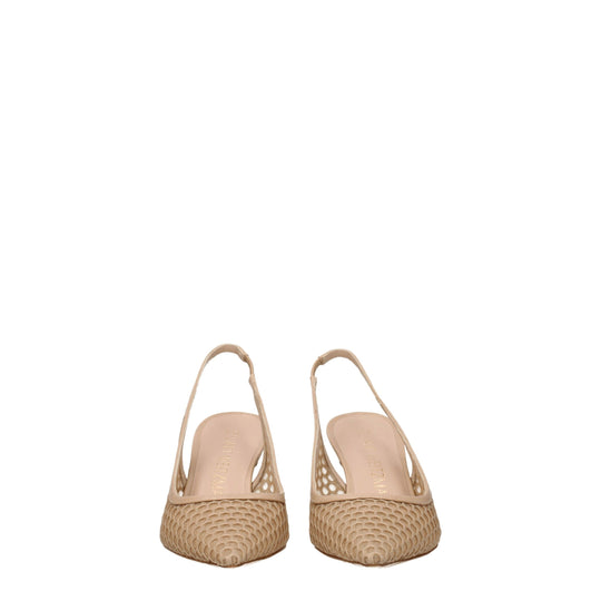 Stuart Weitzman Beige Leder High Heel Pumps