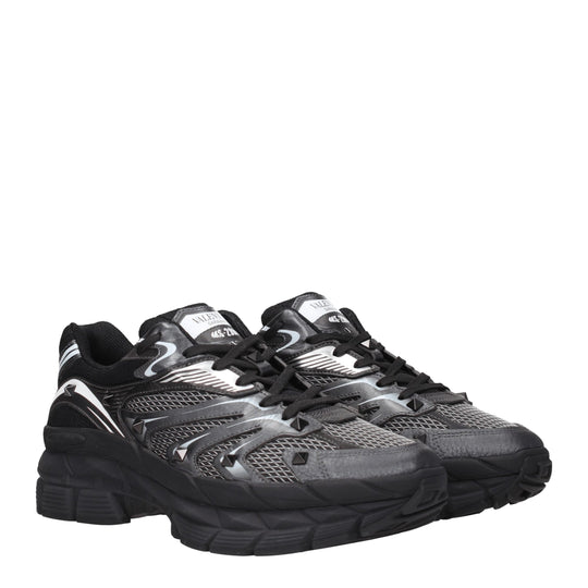Valentino Garavani Schwarzer Stoff Sportliche Turnschuhe