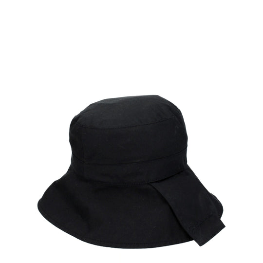 Jacquemus Schwarze Baumwoll-Eimerhüte