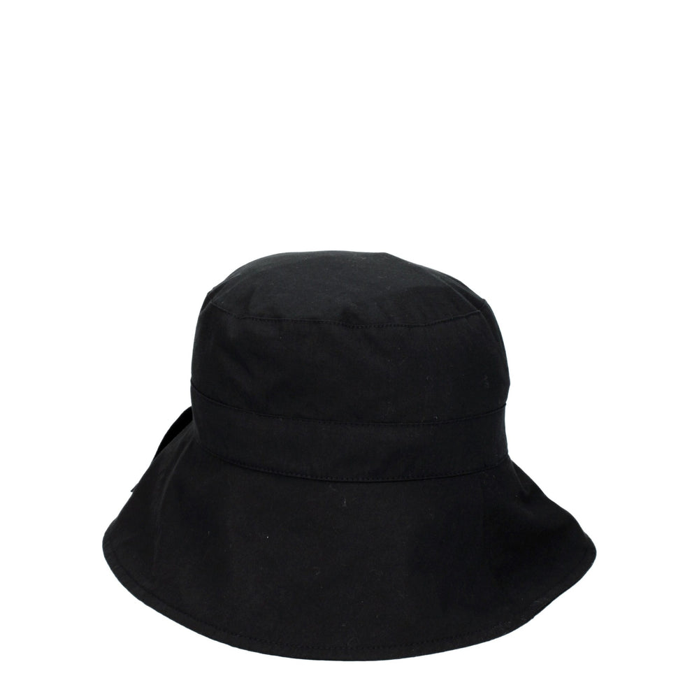 Jacquemus Schwarze Baumwoll-Eimerhüte