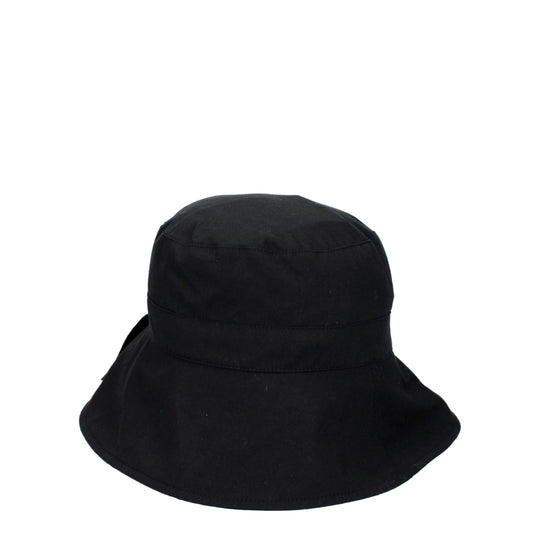 Jacquemus Schwarze Baumwoll-Eimerhüte