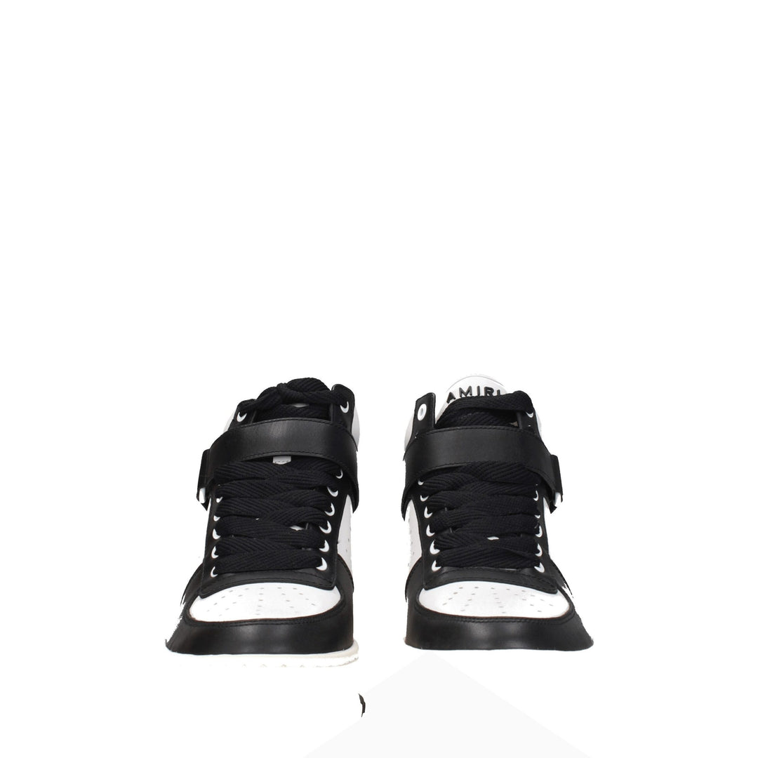 Amiri Schwarze Leder-High-Tops