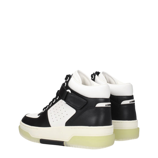 Amiri Schwarze Leder-High-Tops
