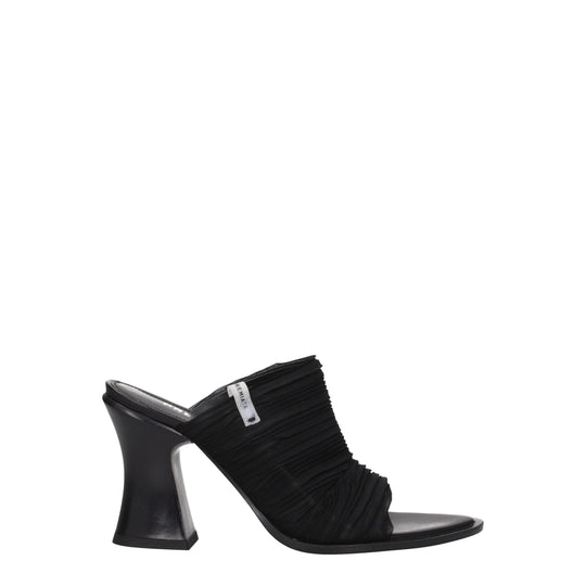 Premiata Schwarze Stoff-Plateaus