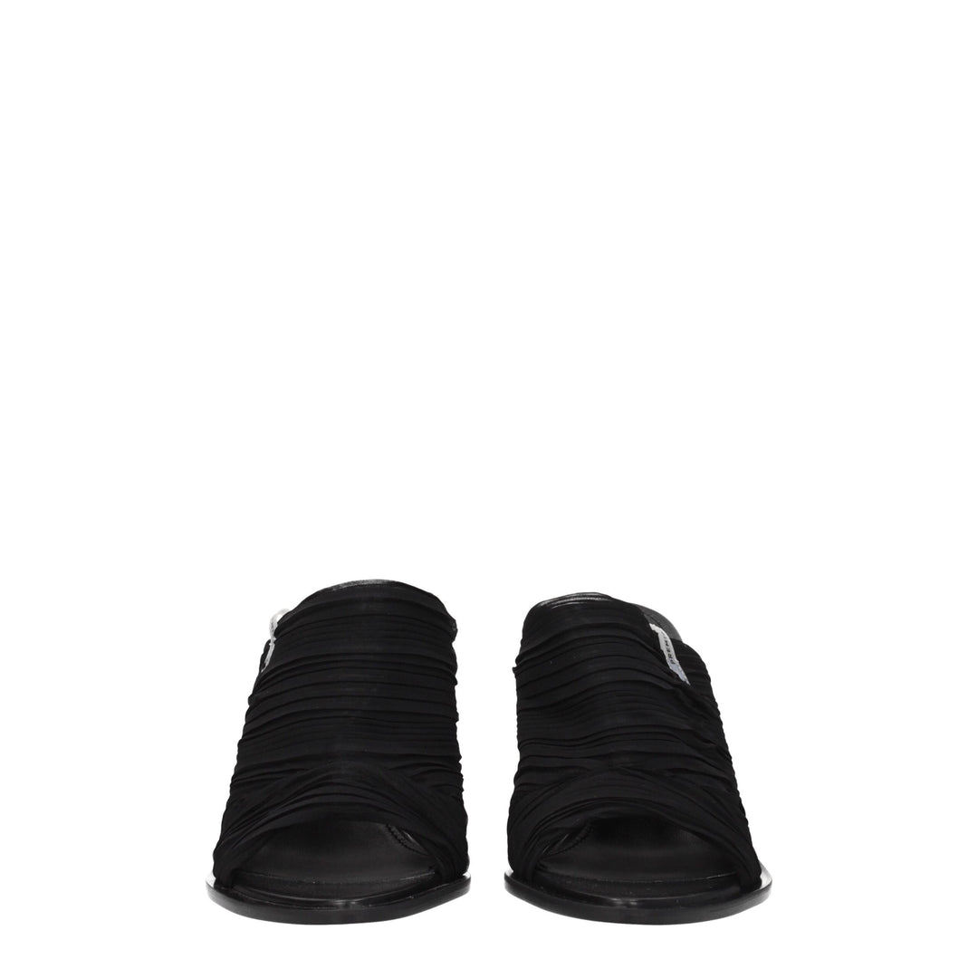 Premiata Schwarze Stoff-Plateaus