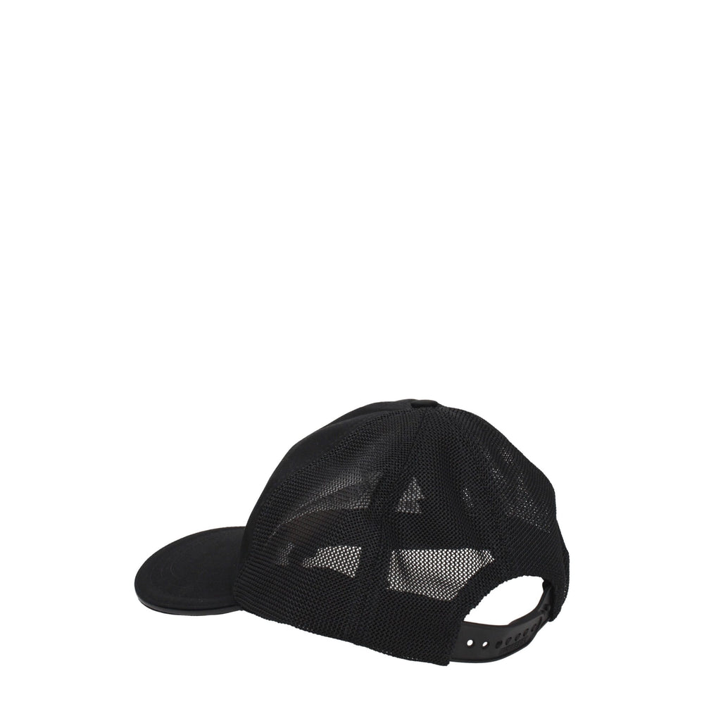 Burberry Schwarze Baumwollmützen (Baseballmütze)
