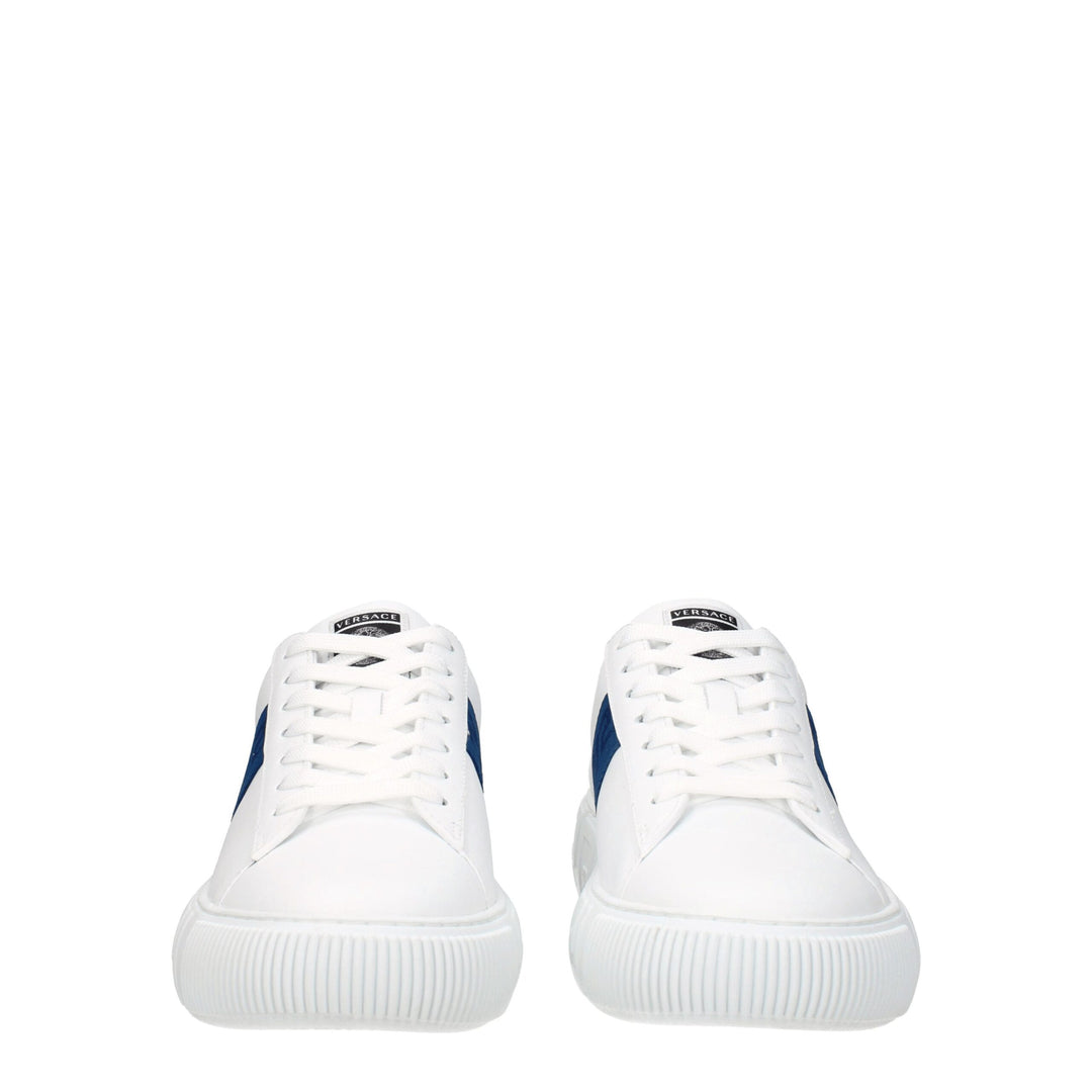 Versace Weiße Leder-Low Tops