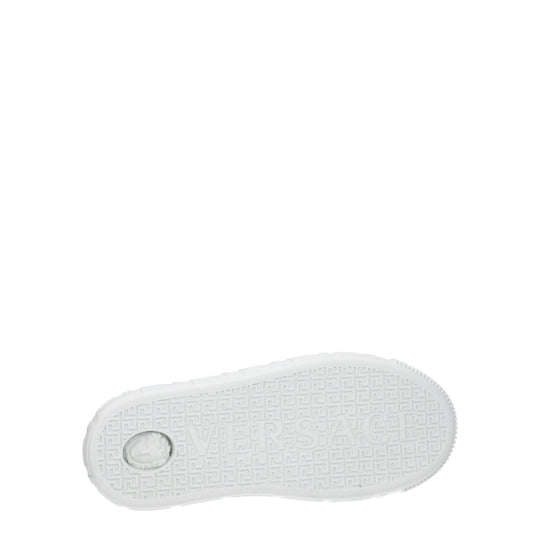 Versace Weiße Leder-Low Tops