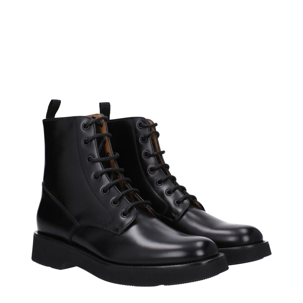Church's Schwarze Lederstiefeletten