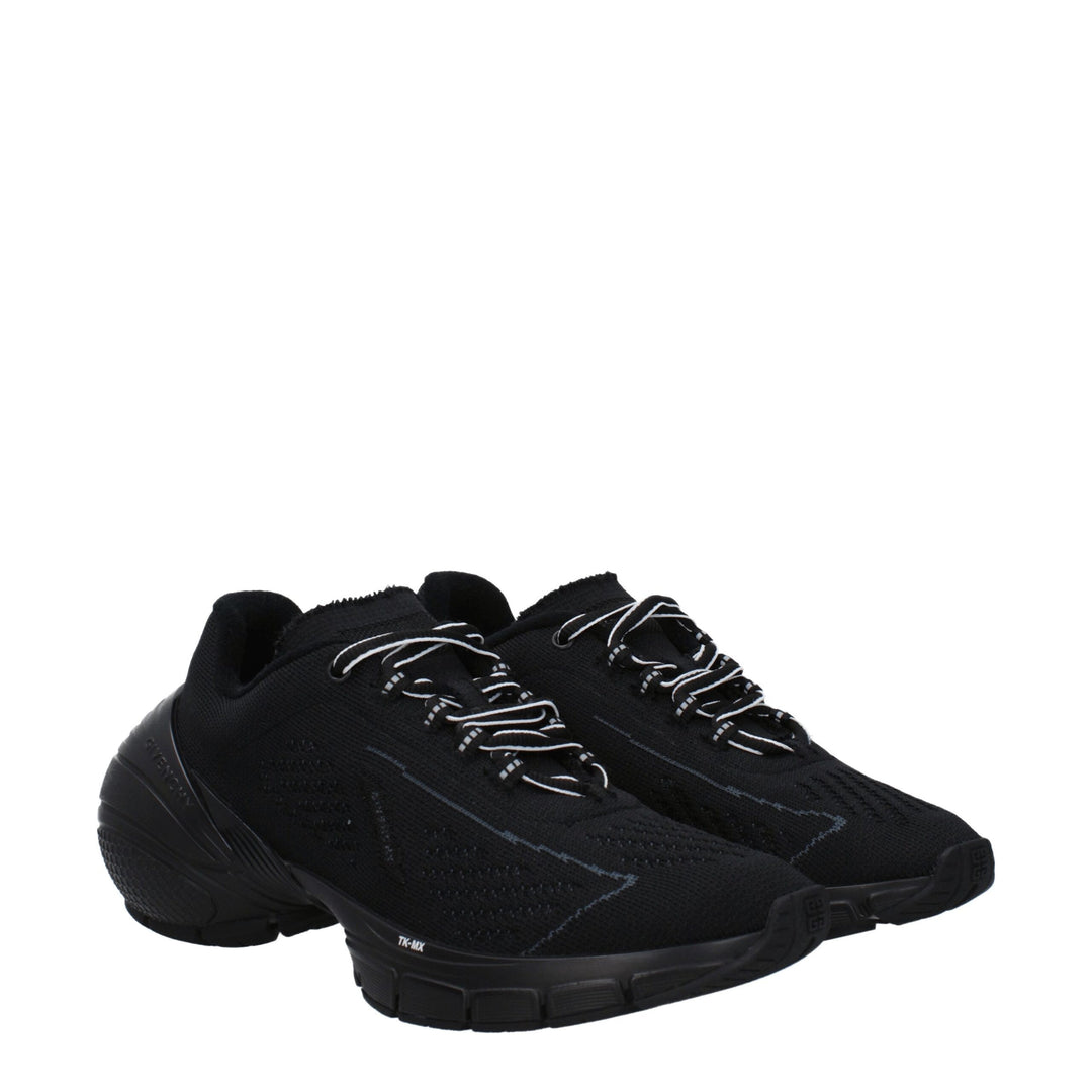 Givenchy Schwarzer Stoff Sportliche Turnschuhe