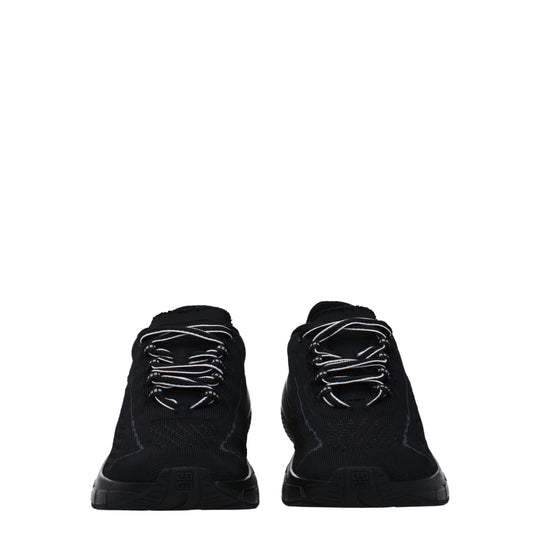 Givenchy Schwarzer Stoff Sportliche Turnschuhe