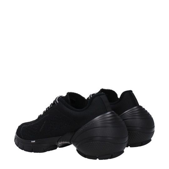 Givenchy Schwarzer Stoff Sportliche Turnschuhe