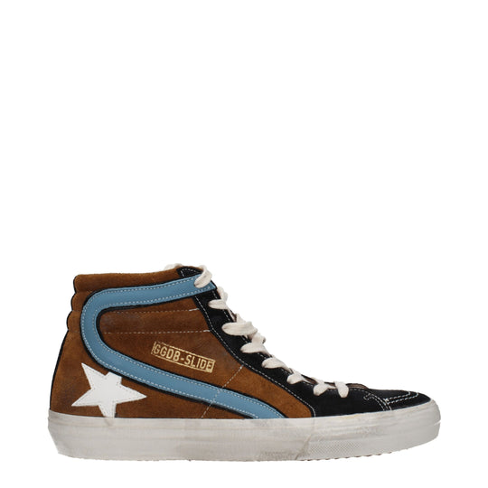 Golden Goose Braune Leder-High-Tops