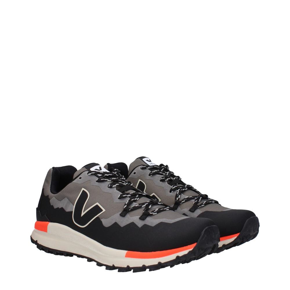 Veja Graue Sportliche Turnschuhe aus Stoff