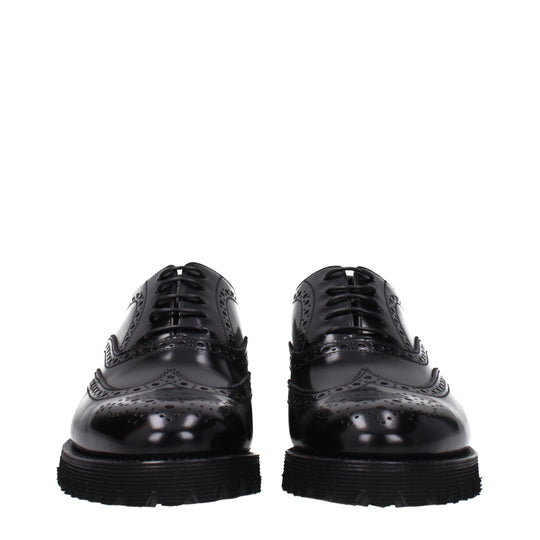 Church's Schwarze Leder Oxfords und Derbies