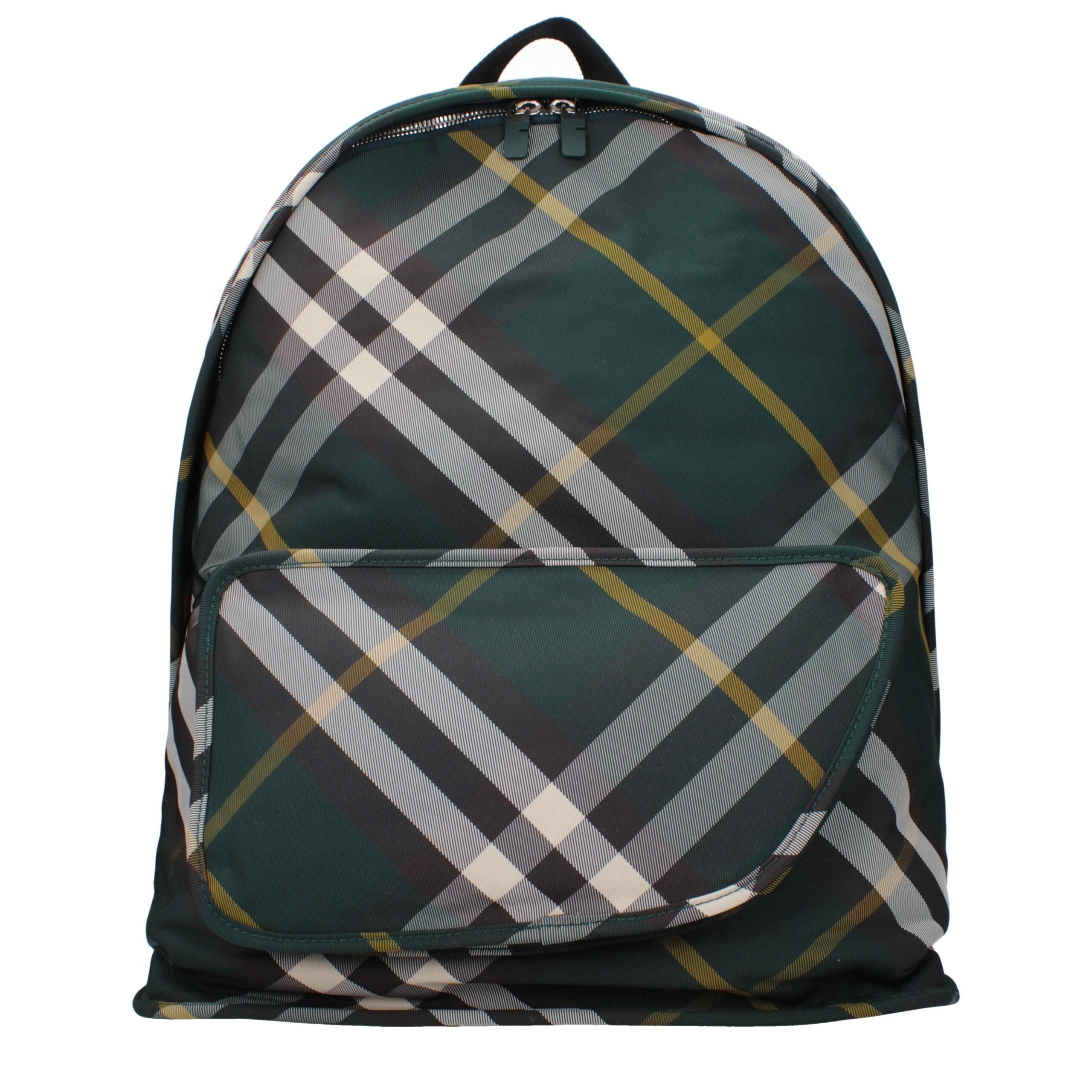 Burberry Grüner Stoffrucksack