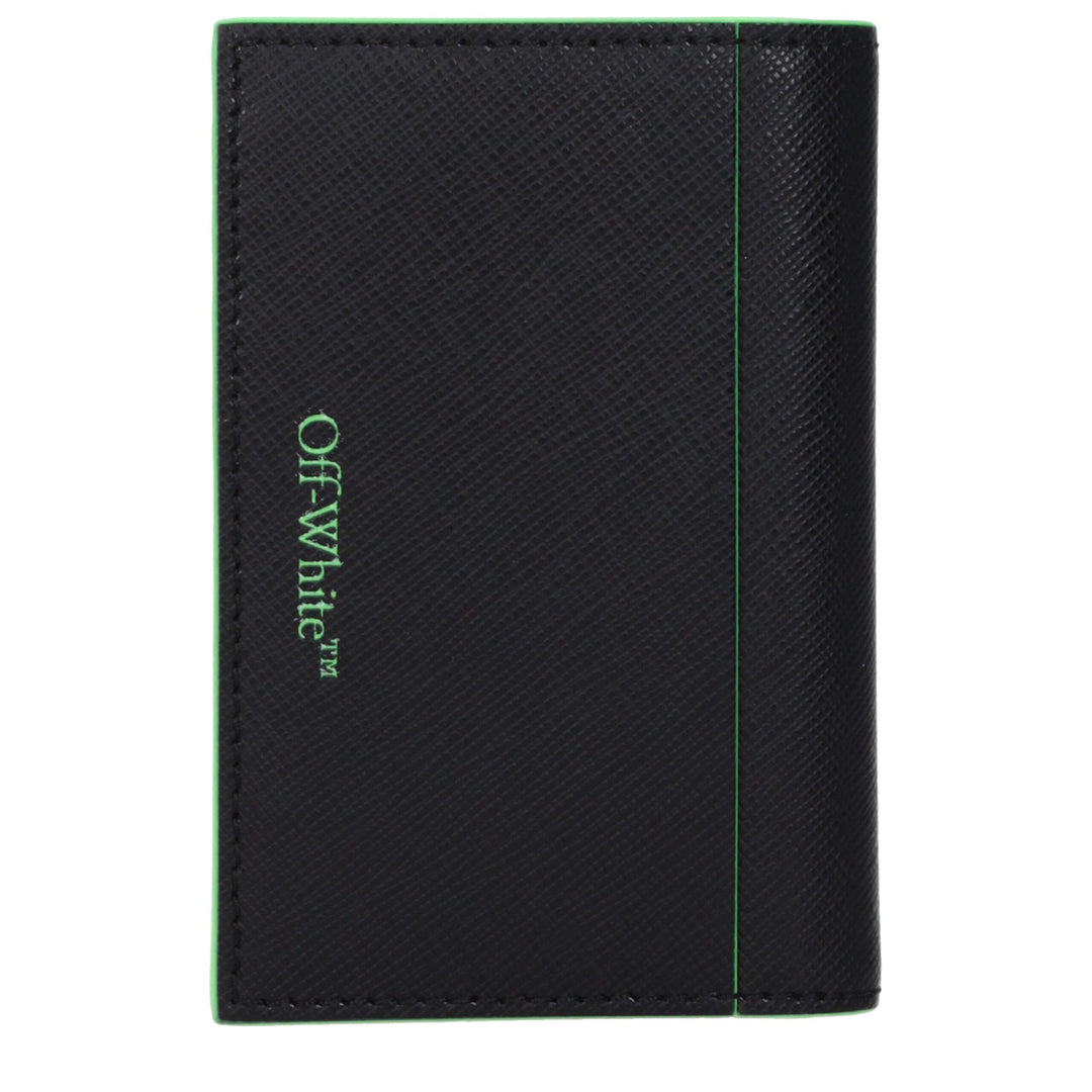 Off-White Schwarze Leder-Kartenhalter