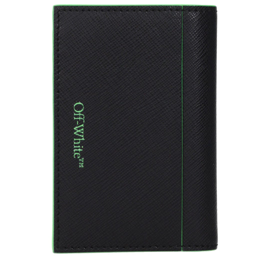 Off-White Schwarze Leder-Kartenhalter
