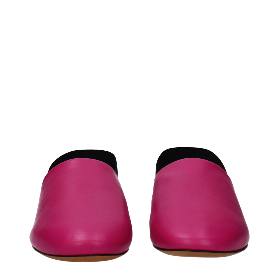 Givenchy Flache Sandalen aus rosa Leder