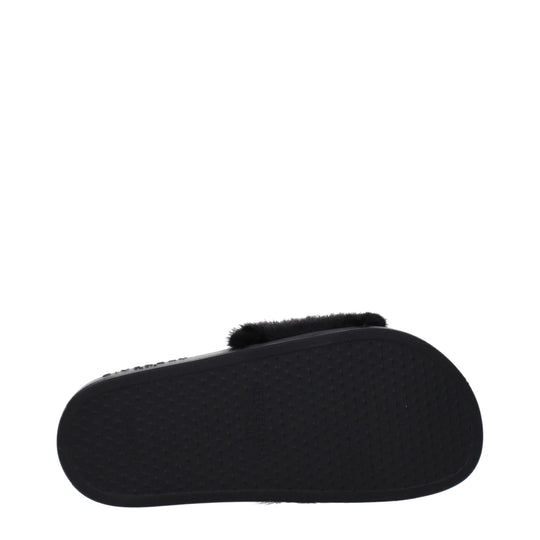 Givenchy Schwarz Baumwolle Hausschuhe Sandalen