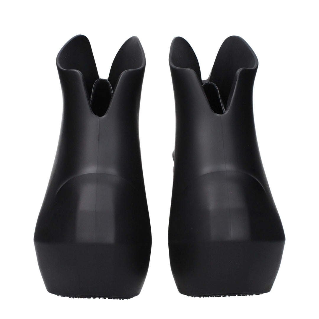 Givenchy Schwarze Keilsandalen aus Baumwolle