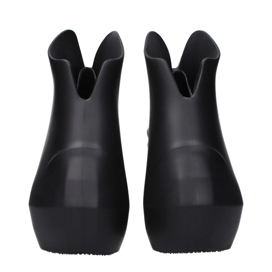 Givenchy Schwarze Keilsandalen aus Baumwolle