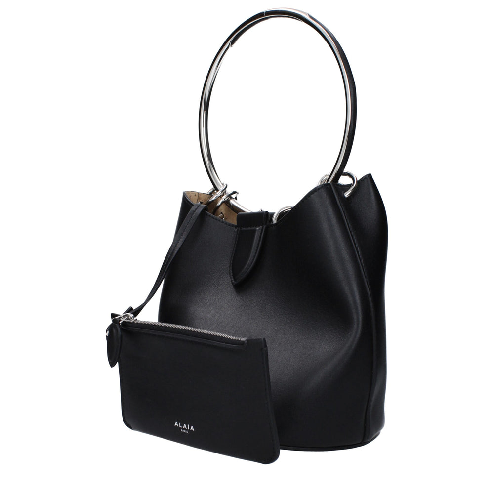Alaïa Schwarze Lederhandtaschen