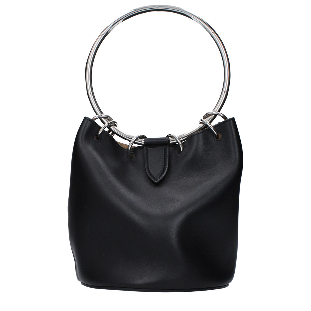 Alaïa Schwarze Lederhandtaschen