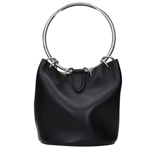 Alaïa Schwarze Lederhandtaschen
