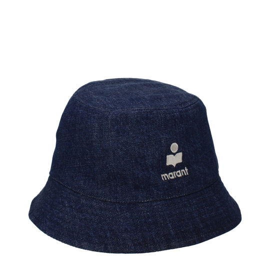 Isabel Marant Blaue Baumwoll-Eimerhüte