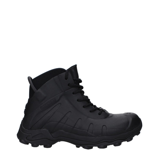 Givenchy Schwarze Baumwollstiefeletten