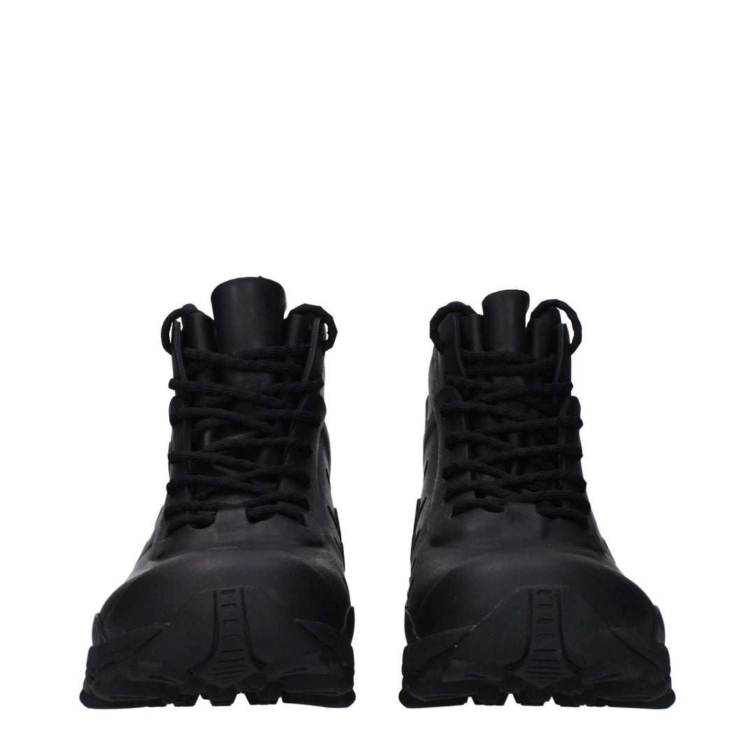 Givenchy Schwarze Baumwollstiefeletten