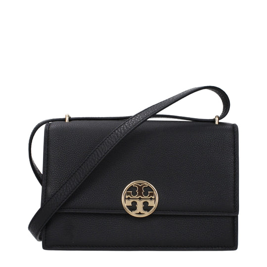 Tory Burch Schwarze Leder-Crossbody-Taschen
