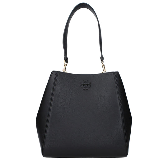 Tory Burch Schwarze Leder Umhängetaschen