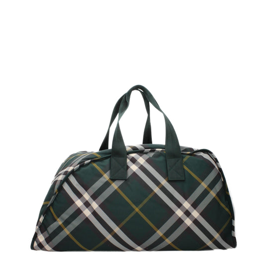 Burberry Grünes Stoffgepäck und Reisen