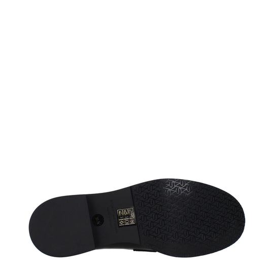 Stuart Weitzman Schwarze Leder Slipper